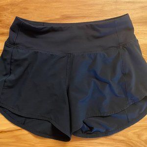 Lululemon Dark Navy Blue Speed Ups Size 2 Tall